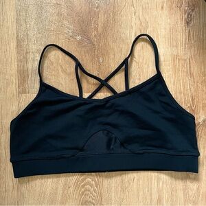 ALO Yoga Black Goddess Light Impact Bra- Medium